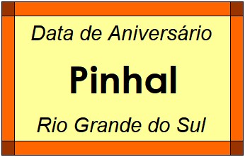 Data de Aniversário da Cidade Pinhal