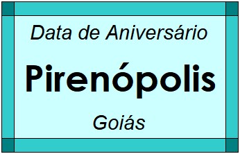 Data de Aniversário da Cidade Pirenópolis