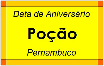 Data de Aniversário da Cidade Poção