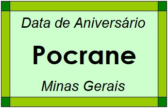 Data de Aniversário da Cidade Pocrane