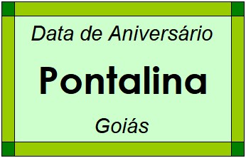 Data de Aniversário da Cidade Pontalina