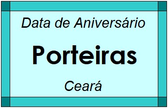 Data de Aniversário da Cidade Porteiras