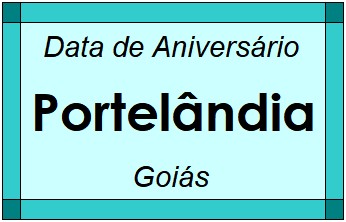 Data de Aniversário da Cidade Portelândia