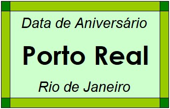 Data de Aniversário da Cidade Porto Real