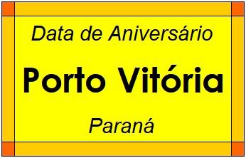 Data de Aniversário da Cidade Porto Vitória