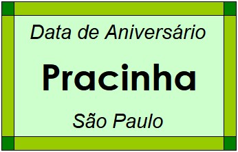 Data de Aniversário da Cidade Pracinha