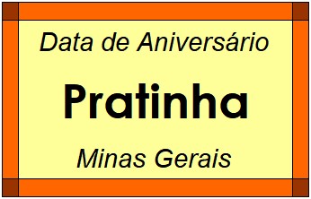 Data de Aniversário da Cidade Pratinha