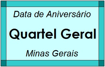 Data de Aniversário da Cidade Quartel Geral