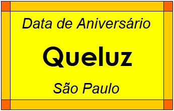 Data de Aniversário da Cidade Queluz