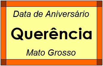 Data de Aniversário da Cidade Querência