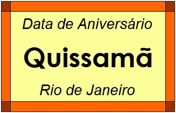 Data de Aniversário da Cidade Quissamã