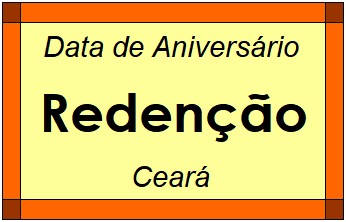 Data de Aniversário da Cidade Redenção