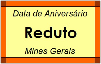 Data de Aniversário da Cidade Reduto