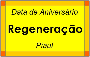 Data de Aniversário da Cidade Regeneração