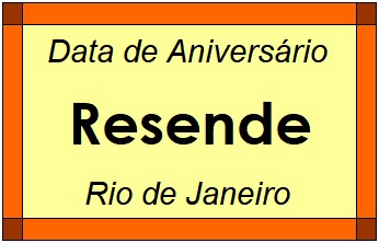 Data de Aniversário da Cidade Resende