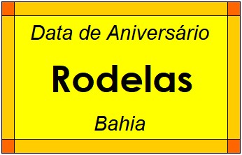 Data de Aniversário da Cidade Rodelas