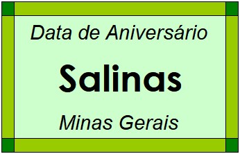 Data de Aniversário da Cidade Salinas