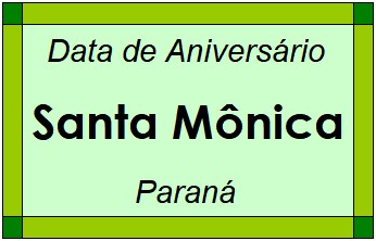 Data de Aniversário da Cidade Santa Mônica