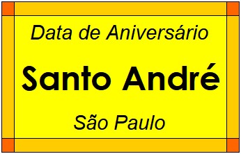 Data de Aniversário da Cidade Santo André