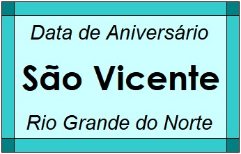 Data de Aniversário da Cidade São Vicente