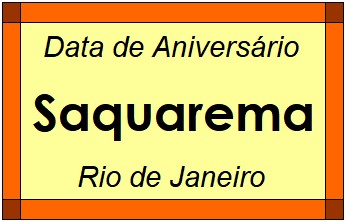 Data de Aniversário da Cidade Saquarema