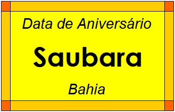 Data de Aniversário da Cidade Saubara