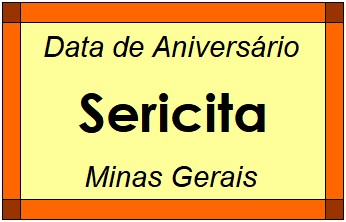 Data de Aniversário da Cidade Sericita