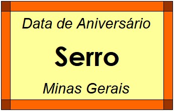 Data de Aniversário da Cidade Serro