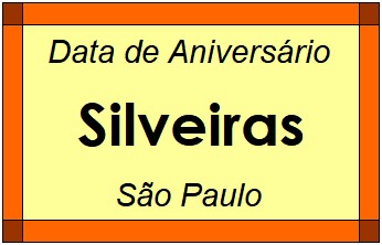 Data de Aniversário da Cidade Silveiras