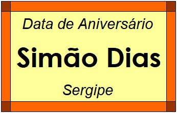 Data de Aniversário da Cidade Simão Dias