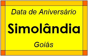 Data de Aniversário da Cidade Simolândia