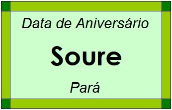 Data de Aniversário da Cidade Soure