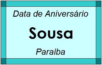 Data de Aniversário da Cidade Sousa