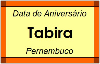 Data de Aniversário da Cidade Tabira