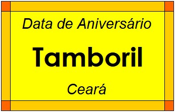 Data de Aniversário da Cidade Tamboril