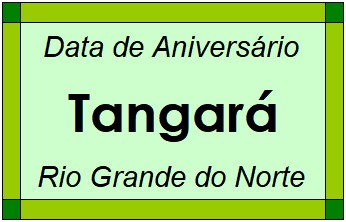 Data de Aniversário da Cidade Tangará