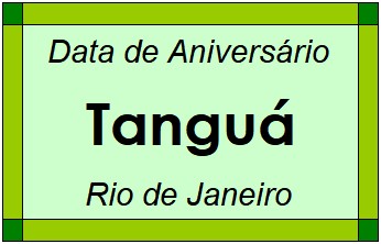 Data de Aniversário da Cidade Tanguá