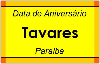 Data de Aniversário da Cidade Tavares