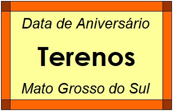 Data de Aniversário da Cidade Terenos