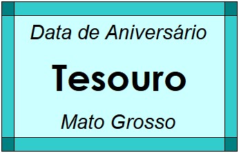 Data de Aniversário da Cidade Tesouro