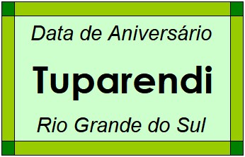 Data de Aniversário da Cidade Tuparendi