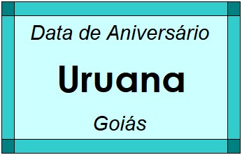 Data de Aniversário da Cidade Uruana