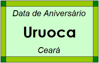 Data de Aniversário da Cidade Uruoca