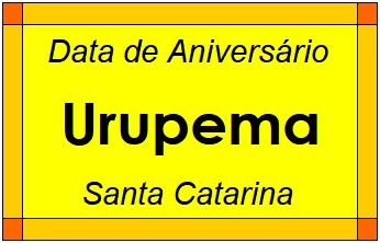 Data de Aniversário da Cidade Urupema