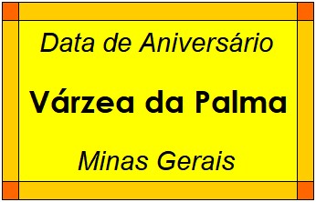 Data de Aniversário da Cidade Várzea da Palma