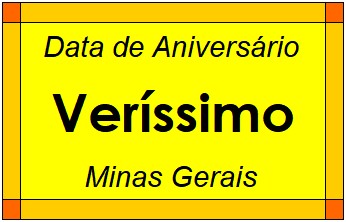 Data de Aniversário da Cidade Veríssimo