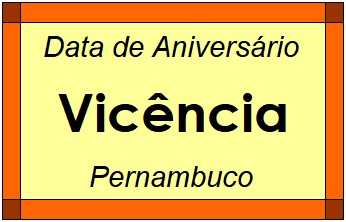 Data de Aniversário da Cidade Vicência