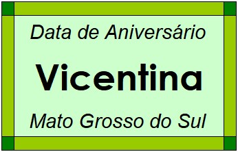 Data de Aniversário da Cidade Vicentina