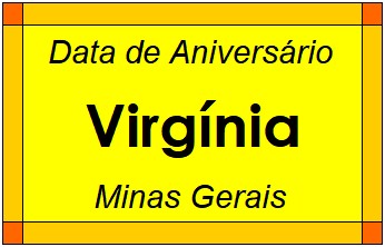 Data de Aniversário da Cidade Virgínia