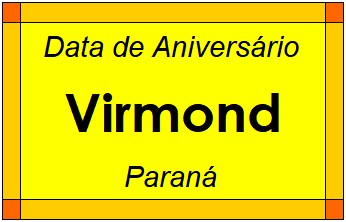 Data de Aniversário da Cidade Virmond